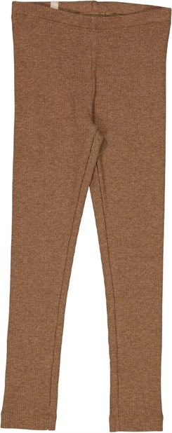 Wheat Jersey leggings - Coffee melange